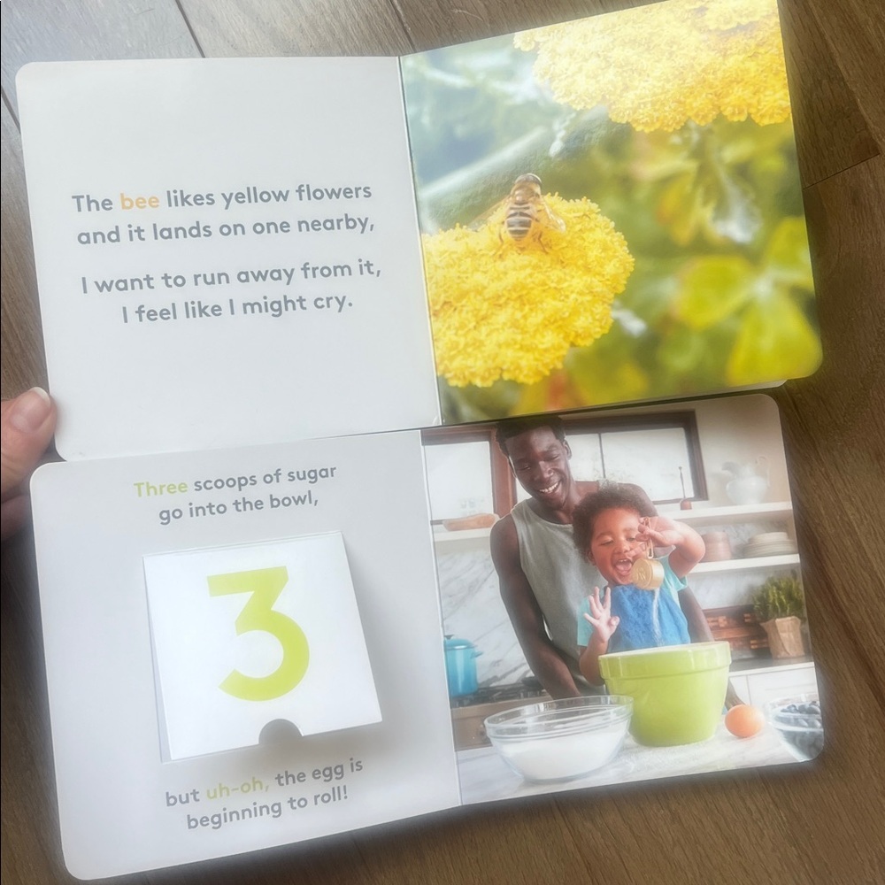 Lovevery Board Books Set - My Favorite Nature Buddy & Making Muffins (Blue) - Picture 3 of 4